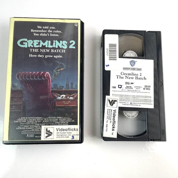 Gremlins 2 The New Batch VHS Ex Rental In Hard Case - Former  Rental Collectable - Picture 1 of 16